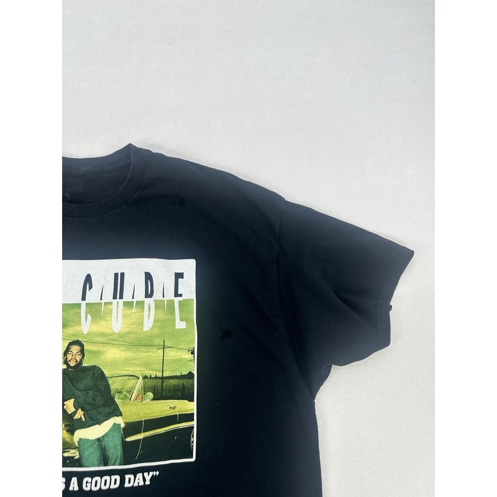 Ice Cube Graphic T Shirt Men's 2XL Black Rap Tee Hip Hop Streetwear - Picture 5 of 11